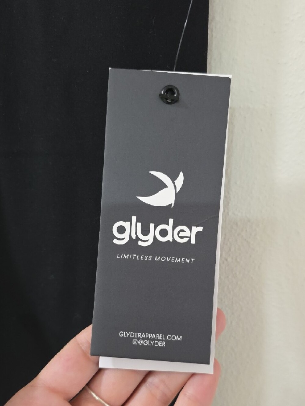 Glyder Womens Black High-Rise Performance Leggings - Picture 2 of 5